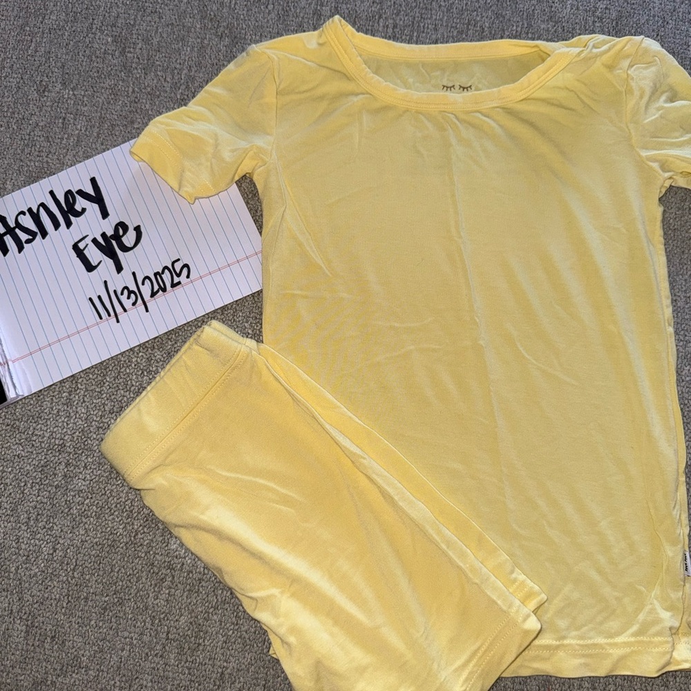Little Sleepies Soft Yellow Pajama Set